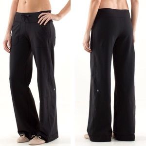 Lululemon Still Pant Black Wide Leg Pants
